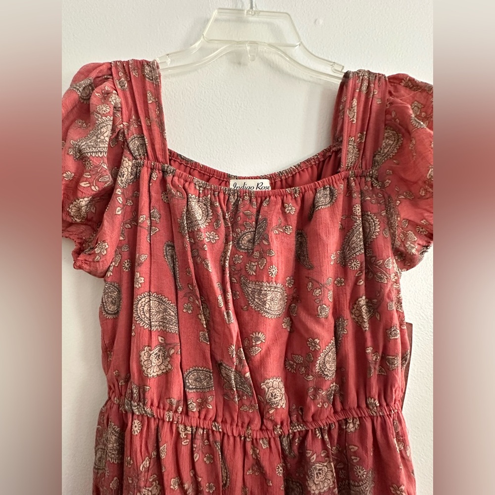 NWT Cottage Core Paisley Maxi Sundress Boho Flowy Feminine
